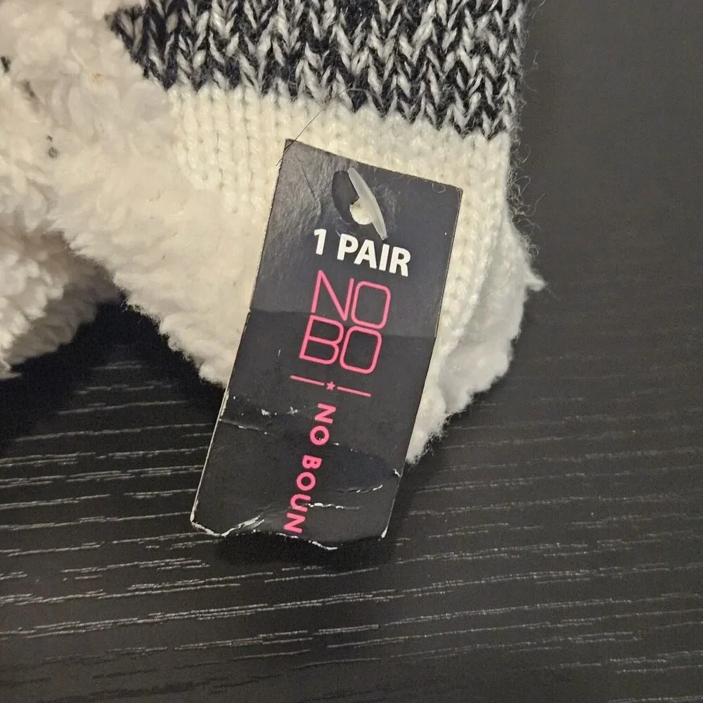 Panda Bear by No Boundary Thick Warm Faux Fur Lined Socks Oversized Size OS